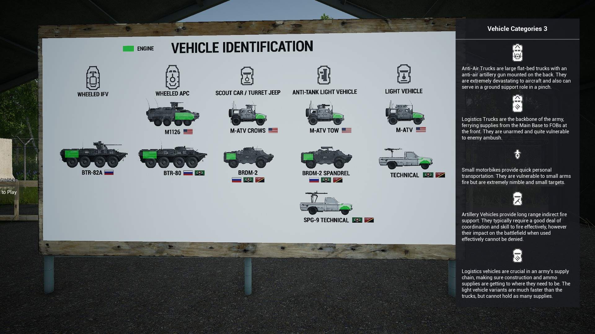 Squad Vehicle Recognition Guide More As Per V15 Tutorial - btr 82a roblox