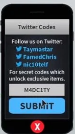 Mad City Twitter Codes