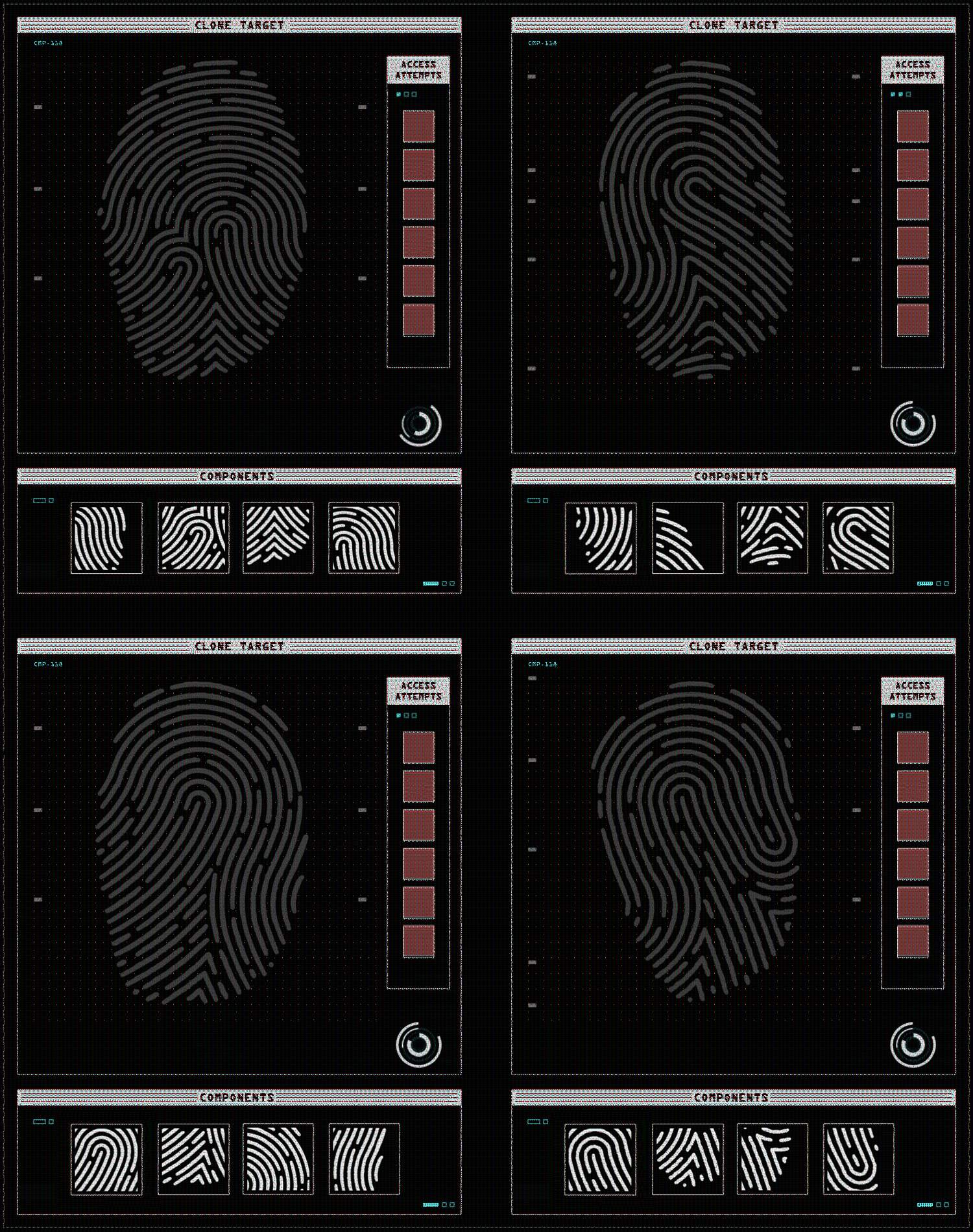 GTA 5 - Casino Heist Fingerprint Cheatsheet