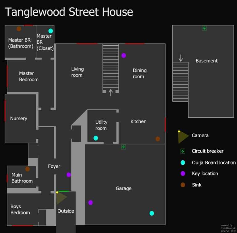 Карта фазмофобия tanglewood