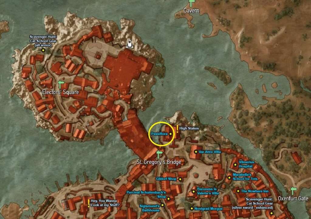 The Witcher 3: Wild Hunt - All Brothels Location