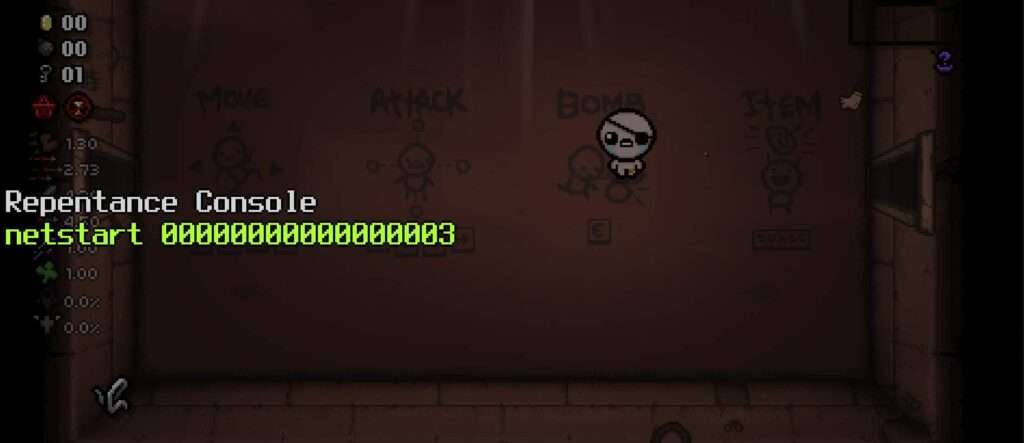 the binding of isaac rebirth console command