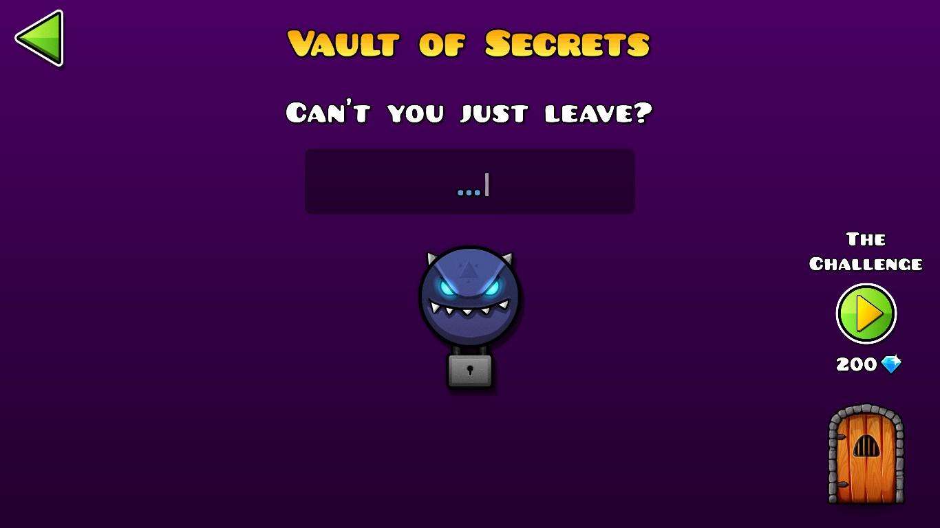 Geometry Dash - Vault Codes (Vault of Secrets / Chamber of Time)