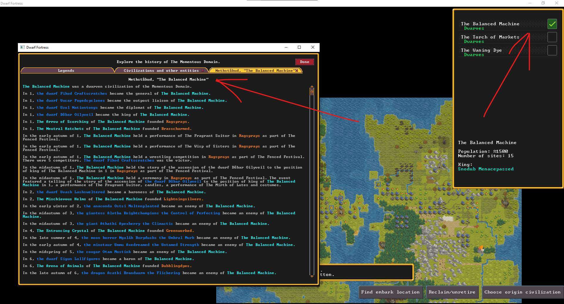 dwarf fortress legends viewer see myths